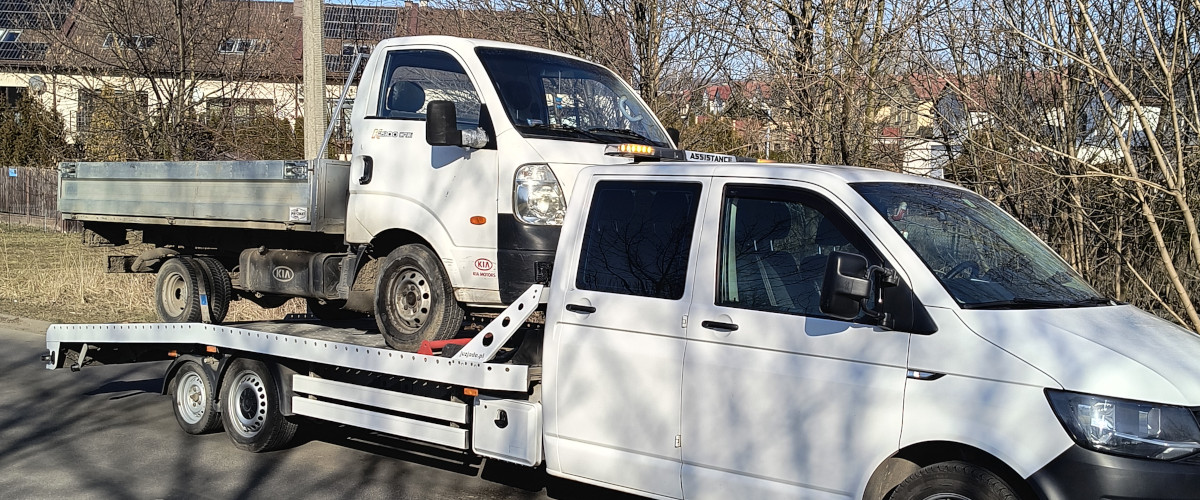 Laweta w Piekarach Śląskich do przewozu samochodów sportowych